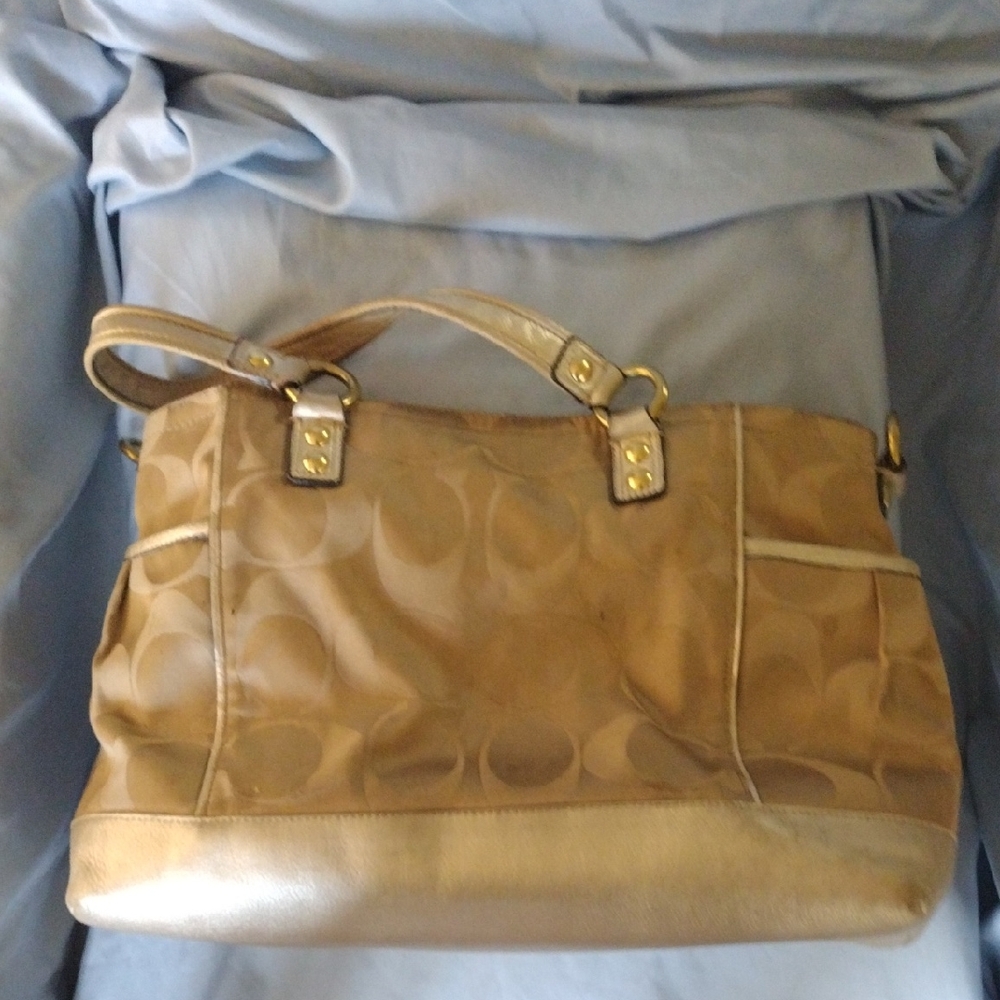 Coach Tan Shoulder Bag